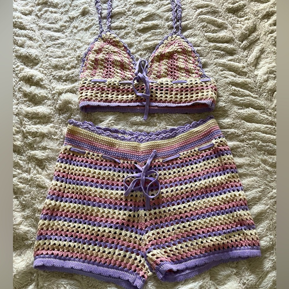 House of Harlow 1960 x Revolve crochet set